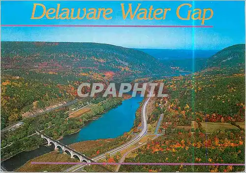 Moderne Karte Delaware Water Gap