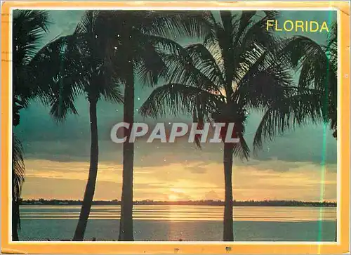 Moderne Karte Sunrise Over the Inland Waterway in Florida