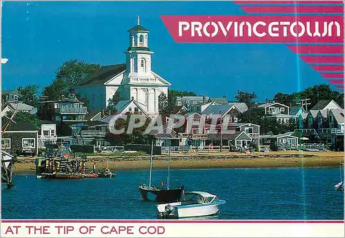 Moderne Karte Provincetown At the Tip of cape Cod Massachusetts