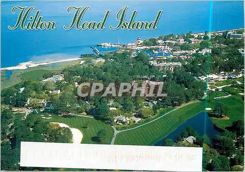 Moderne Karte Hilton Head Island