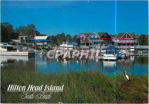 Moderne Karte Hilton Head Island South Beach Carolina
