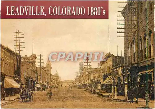 Moderne Karte Leadville Colorado 1880's