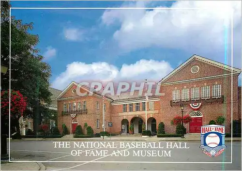 Moderne Karte The National Baseball Hall of Fame and Museum