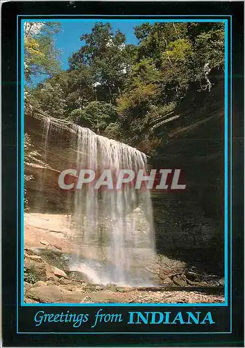 Cartes postales moderne Greeting from Indiana The Clifty Falls