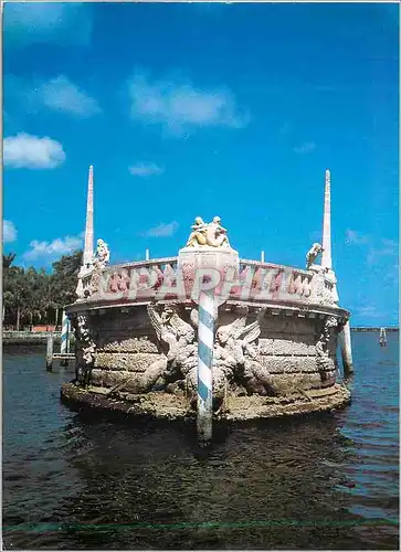 Moderne Karte Exposition Navirland Cuchi White Les Trois Quartiers octobre 1991 Vizcaya Miami Etats Unis