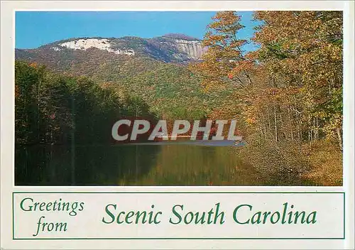 Moderne Karte Greeting from Scenic South Carolina Mountain