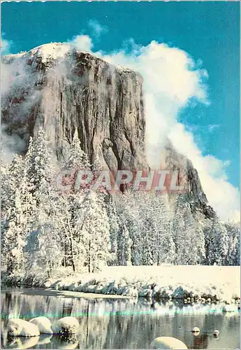 Cartes postales moderne El Capitan Winter Yosemite National Park California