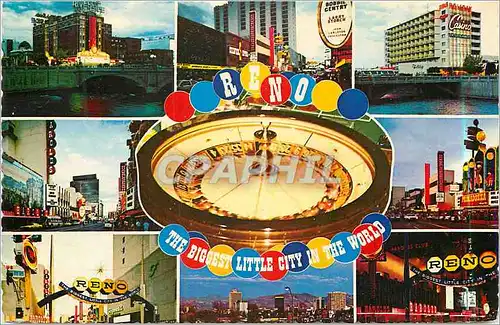 Cartes postales moderne Reno The Biggest Little City in the World Nevada