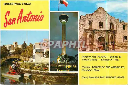 Cartes postales moderne Greeting from San Antonio