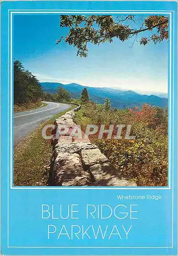 Moderne Karte Whetstone Bridge Blue Ridge Parkway