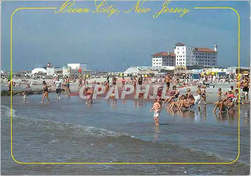 Cartes postales moderne Ocean City New Jersey Surf Bathers and Wide Beach