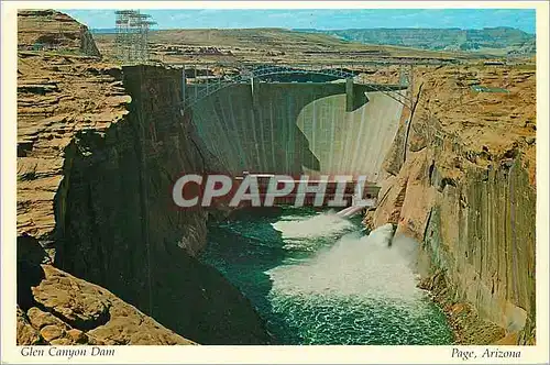 Moderne Karte Glem Canyon Dam Arizona