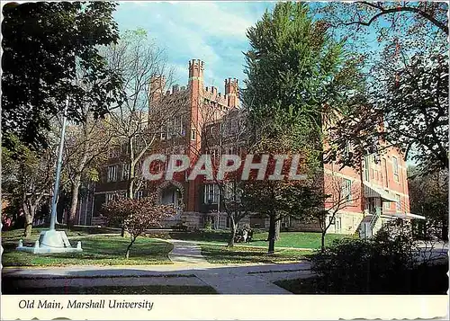 Moderne Karte Old Main Marshall University Huntington West Virginia