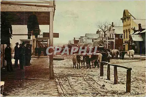 Cartes postales moderne Diamond R Bull Trail Main St Miles City MT 1880