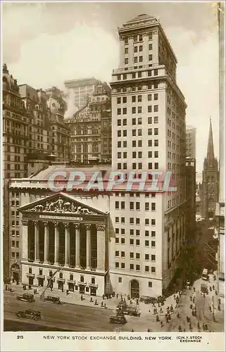 Cartes postales New York Stock Exchange Building New York NY