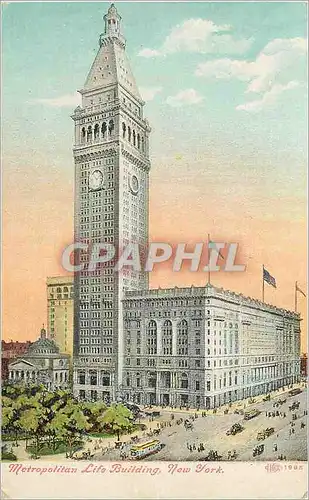 Cartes postales Metropolitan Life Building New York
