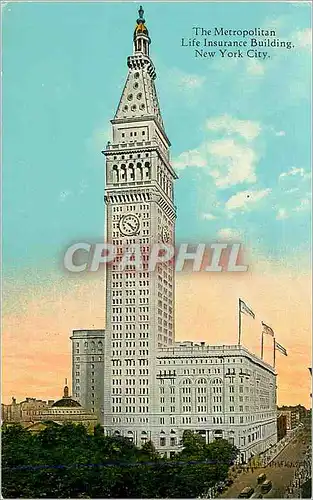 Cartes postales The Metropolitan Life Insurance Building New York City