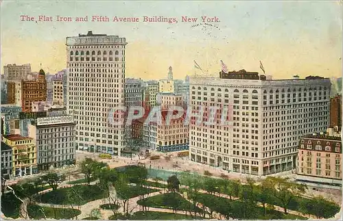 Cartes postales The Flat Iron and Fifth Avenue Building New York