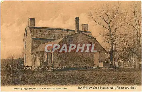 Cartes postales The William Crow House 1664 Plymouth Mass
