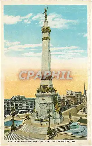 Cartes postales Soldiers and Sailors Monument Indianapolis Ind