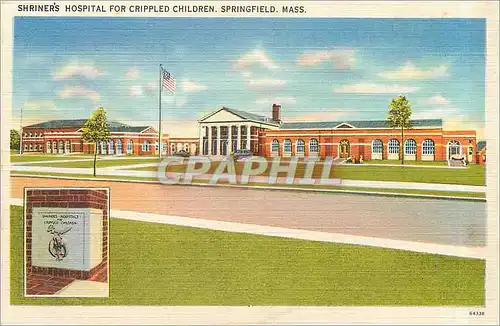 Cartes postales Shriners Hospital for Crippled Children Springfield Mass