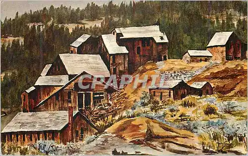 Ansichtskarte AK Montana Ghosts Elkhorn Was a Gold and Silver Mining Town in Montana