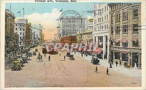 Cartes postales Portage Ave Winnipeg Man