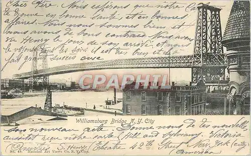 Cartes postales Williamsburg Bridge NY City