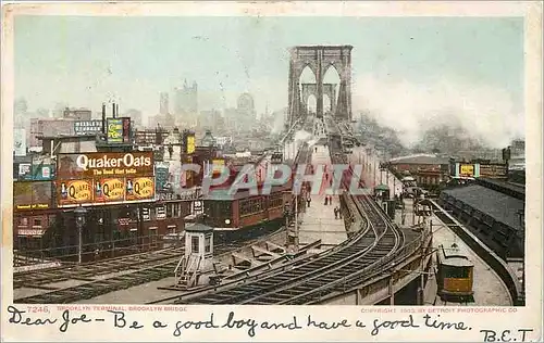 Cartes postales Brooklyn Terminal Brooklyn Bridge Metro Quaker Oats