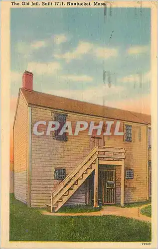 Cartes postales The Old Jail Built 1711 Nantucket Mass