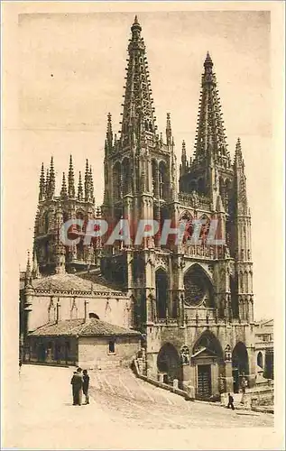 Moderne Karte Burgos Catedral Fachada Principal