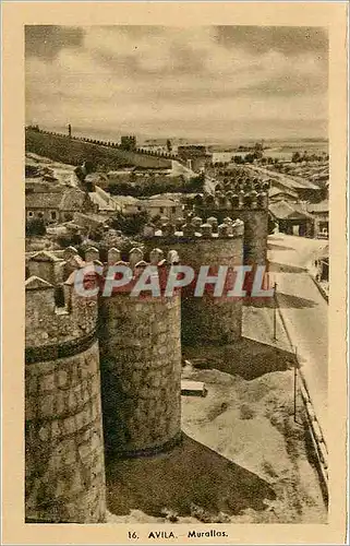 Cartes postales moderne Avila Murallas