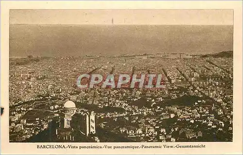 Ansichtskarte AK Barcelona Vista Panoramica