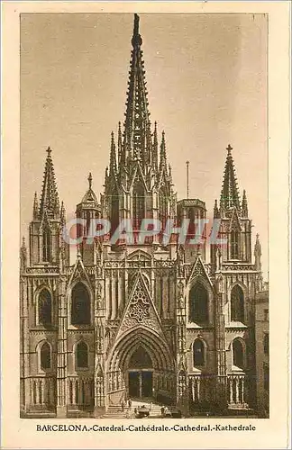 Cartes postales Barcelona Cathedrale