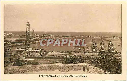 Cartes postales Barcelona Port Bateaux