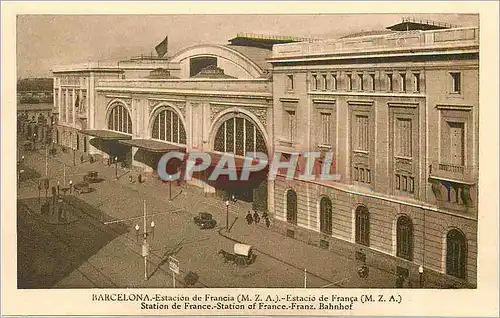 Cartes postales Barcelona Station de France