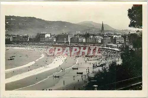 Moderne Karte San Sebastian Vista Desde Miramar