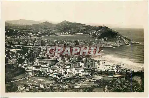 Cartes postales moderne San Sebastian Vista General Deste el Monte Ulfa