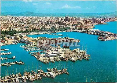 Cartes postales moderne Mallorca (Baleares) Espana Palma Vista Parcial del Puerto