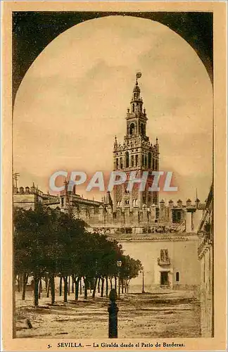 Ansichtskarte AK Sevilla La Giralda Desde el Patio de Banderas