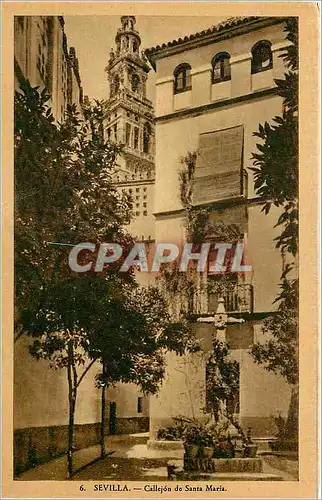 Cartes postales Sevilla Callejon de Santa Maria