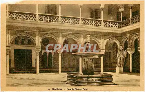 Cartes postales Sevilla Casa de Pilatos Patio