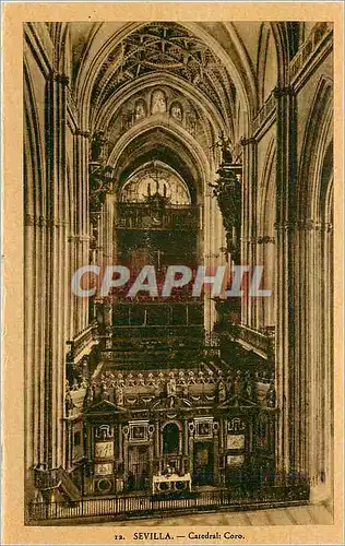 Cartes postales Sevilla Catedral Coro