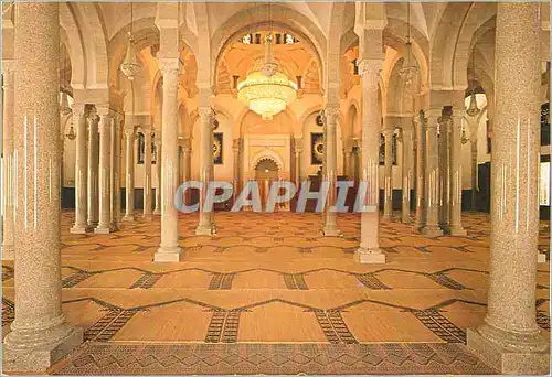 Cartes postales moderne Tunisie Monastir Salle de Priere de la Mosquee Bourguiba
