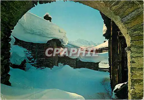 Cartes postales moderne Hameau sous La Neige