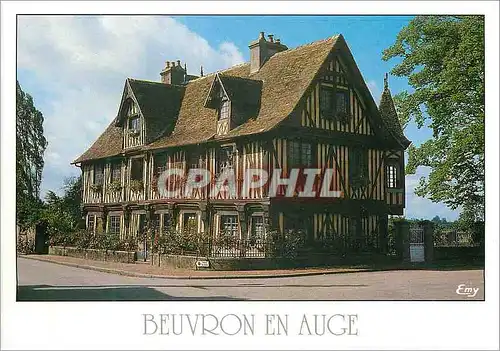 Cartes postales moderne Beuvron en Auge En Normandie La Manoir (XVIe Siele)