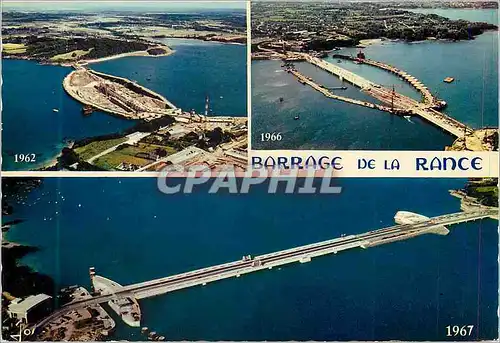 Moderne Karte Barage de la Rance