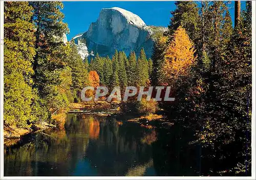 Moderne Karte Half Dome Most Famouse of Yosemites a Landmark