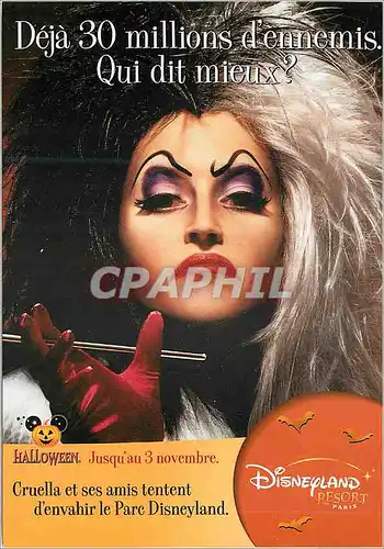 Cartes postales moderne Soiree Halloween au Parc Disneyland