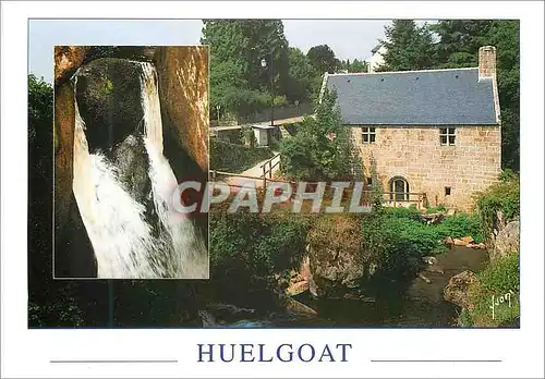Cartes postales moderne Couleurs et Lumiere de France Huelgoat (Finistere) Le Gouffre et le Moulin du Chaos
